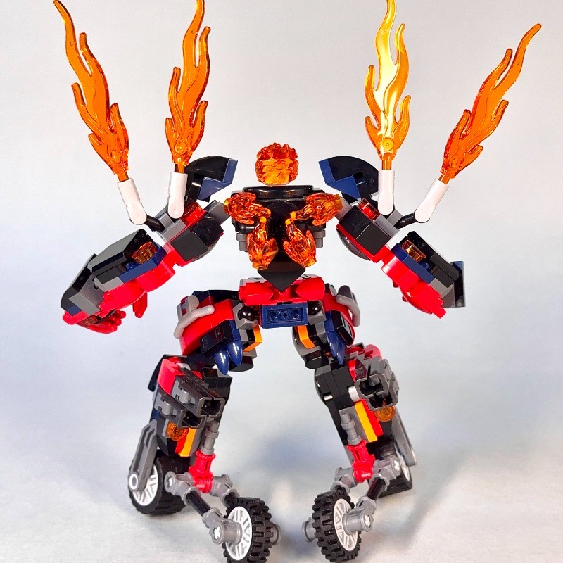 LEGO MOC-261117 Ghost Rider Mech by anderson_brick_art | Rebrickable ...