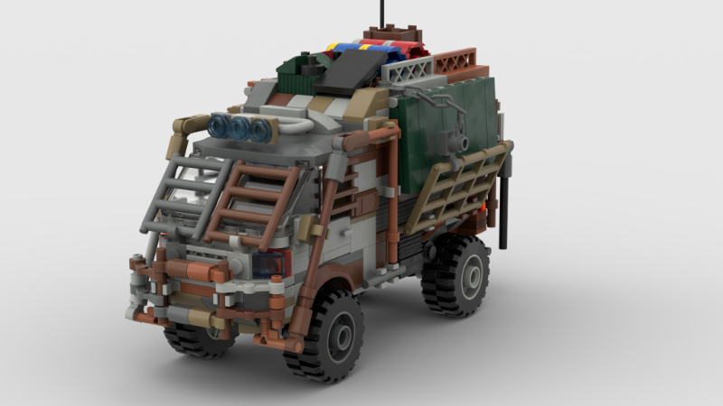 LEGO MOC-169819 Doomsday style ——merchant cart that flows inside the ...