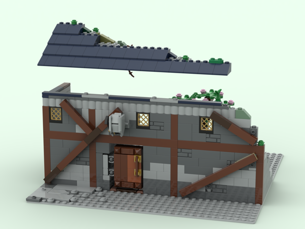 LEGO MOC Ruined Forge (Modular) by Dubby | Rebrickable - Build with LEGO