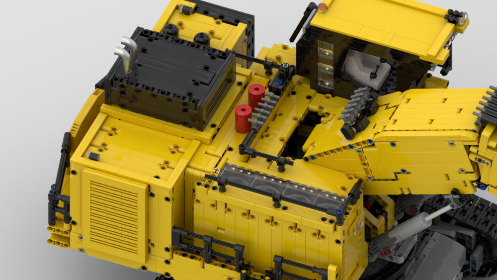 LEGO MOC-223188 Caterpillar 6020b backhoe mining excavator by ...