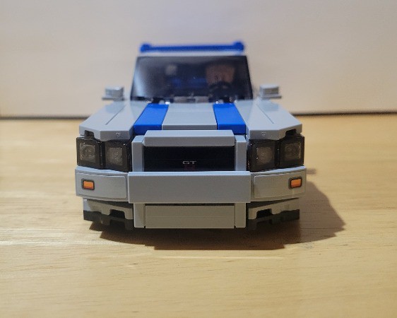 LEGO MOC Nissan Skyline GT-R (R34) - Dark Grey by RollingBricks