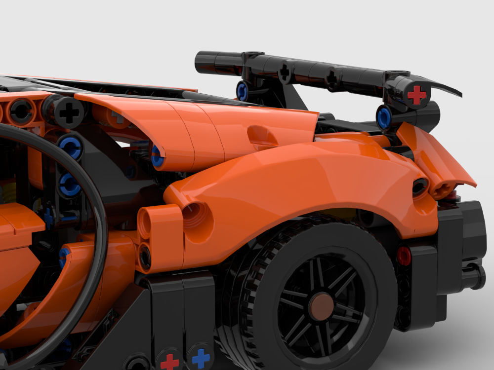 LEGO MOC-254977 42222 - Bugatti Chiron - Lower Rear Spoiler by ...