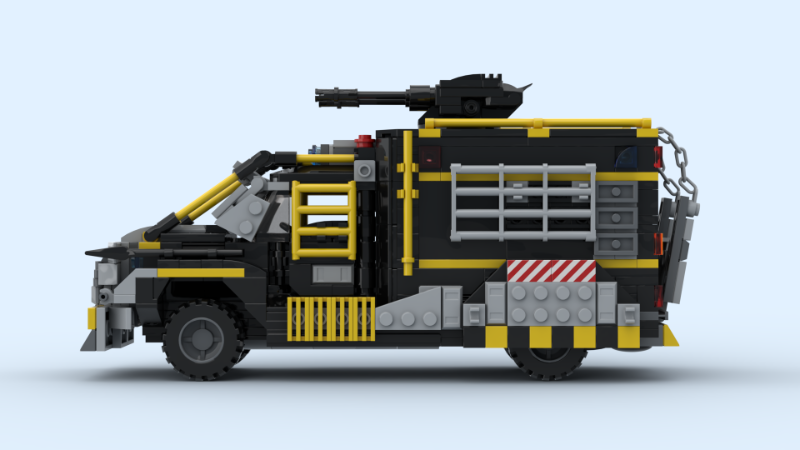 LEGO MOC-195909 Doomsday Style - Armed police van (Standard Version) by ...