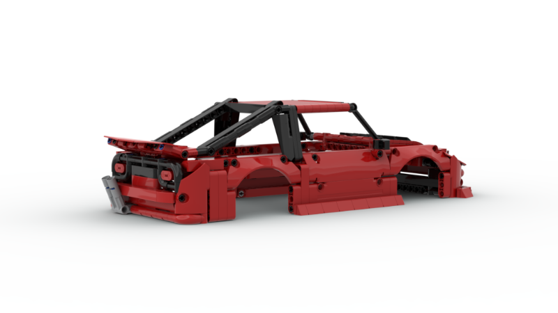 LEGO MOC-201328 Nissan 240sx red by lego_xtremcar | Rebrickable - Build ...