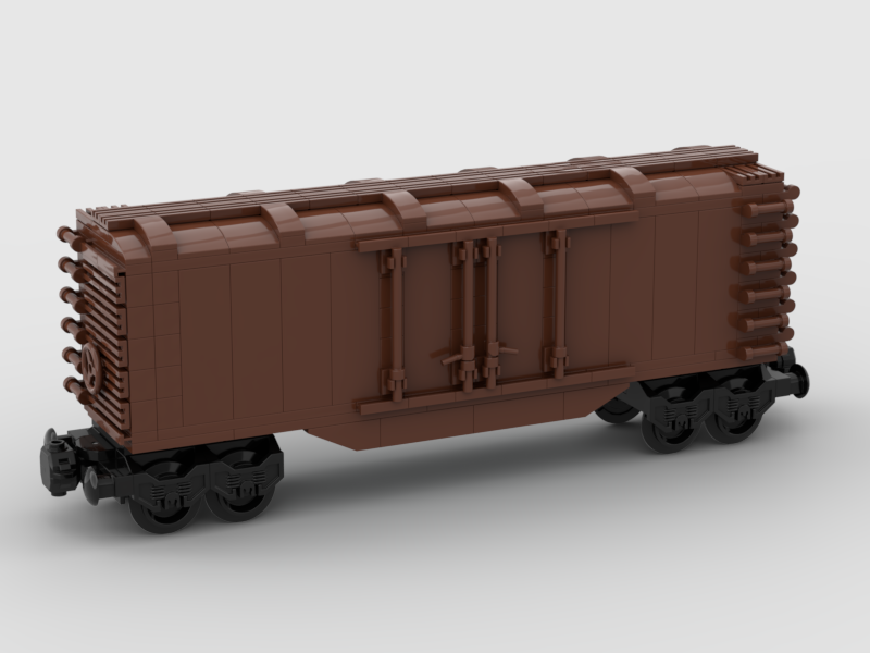 LEGO MOC-226075 Train Box Car by Bevinsbricks | Rebrickable - Build ...