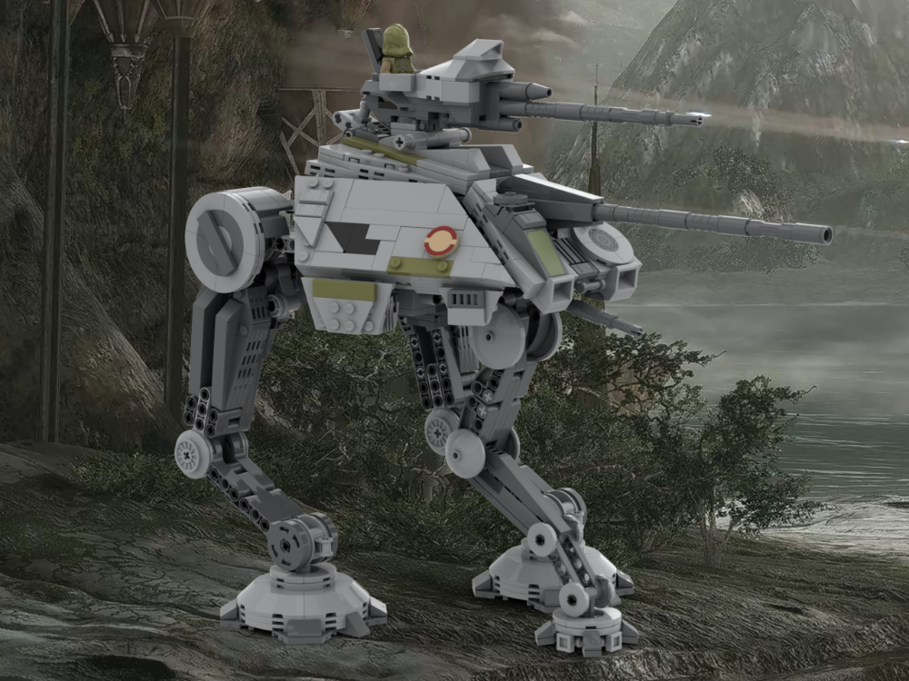 LEGO MOC-252589 Republic AT-AP by Ostronamus | Rebrickable - Build with ...