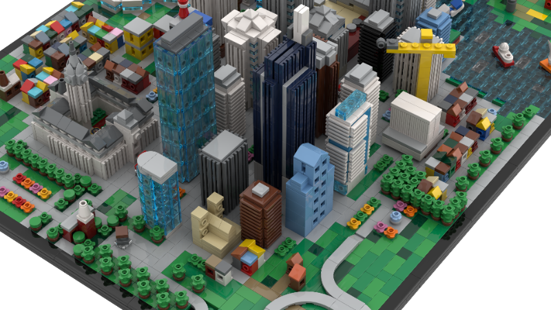 LEGO MOC Philadelphia - city map (skyline) by kubak5 | Rebrickable ...