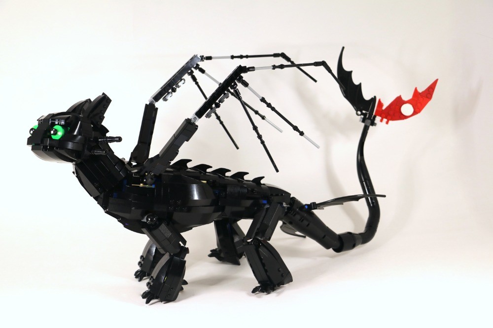LEGO MOC-228025 Giant Toothless - How to train your dragon by Rami ...