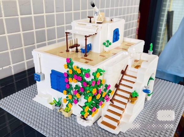 LEGO MOC LEGO X IKEA Greek cottage by jelinet Rebrickable