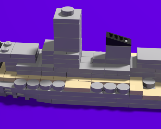 LEGO MOC-181780 Ise class dreadnought 1930s refit by yamato534 ...