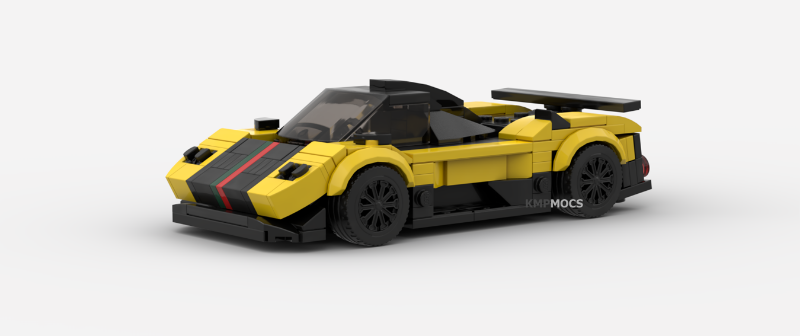 LEGO MOC 76912 Pagani Zonda Cinque by KMPMOCS | Rebrickable 