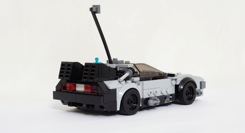 LEGO MOC-106447 76909 DeLorean Time Machine by KMPMOCS