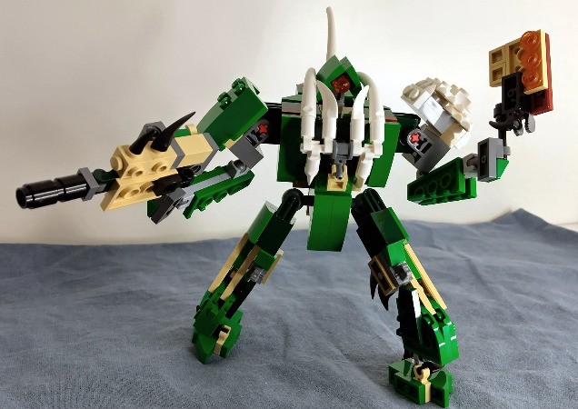 LEGO MOC 31058 Zaku Brutal Mobile Suit Mecha by Reactorcore