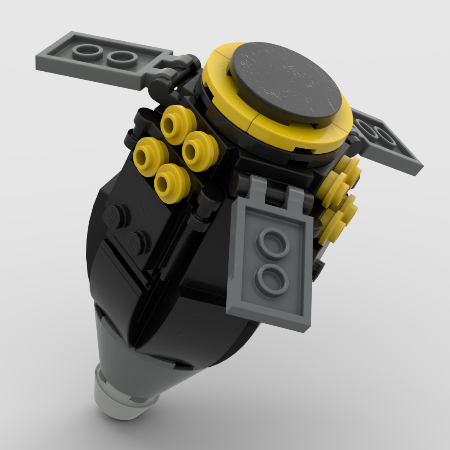 LEGO MOC Hellpod (Helldivers 2) by LXavierW | Rebrickable - Build with LEGO