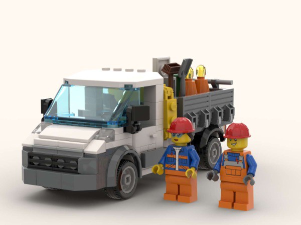 LEGO MOC Service truck by markodama | Rebrickable - Build with LEGO