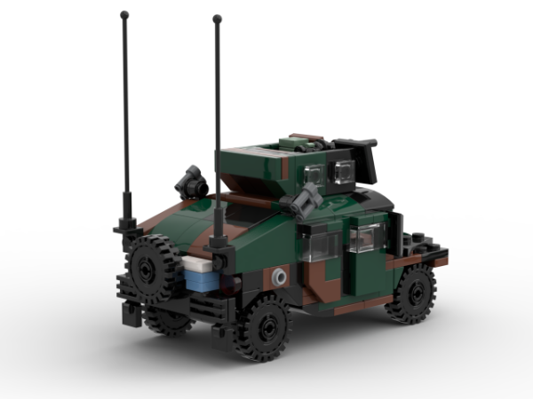 LEGO MOC Humvee Woodland Custom Military Building