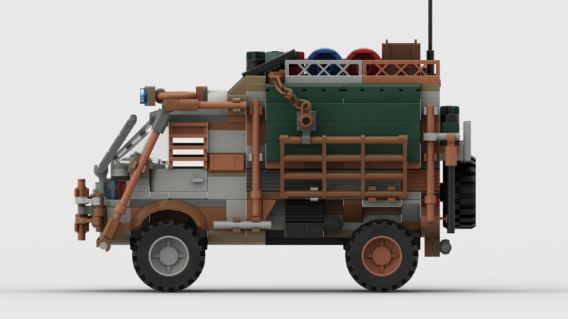 LEGO MOC-169819 Doomsday style ——merchant cart that flows inside the ...