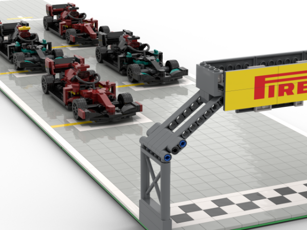 Lego race hot sale track moc