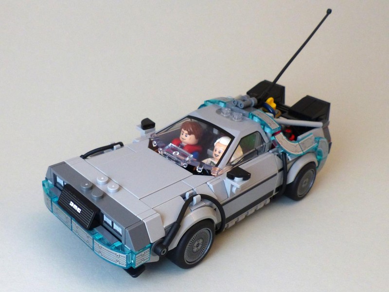 Review: 77256 - Time Machine from Back to the Future | Rebrickable ...