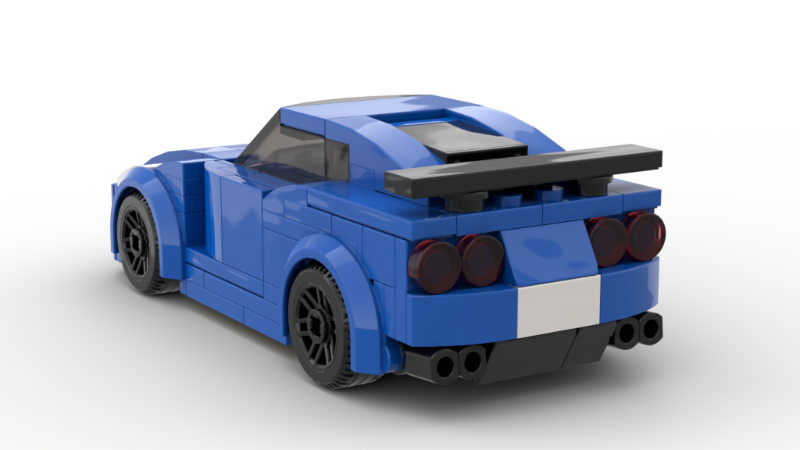 LEGO MOC Nissan GTR R35 (6wide) by Feel The Bricks | Rebrickable - Build with LEGO