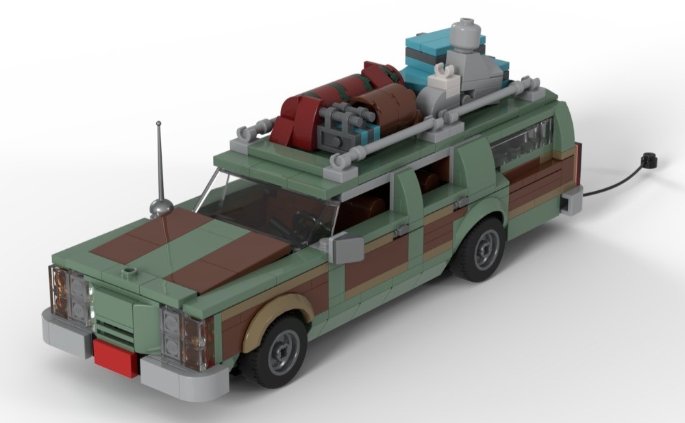 LEGO MOC-246222 70s Station Wagon 8wide by Linse | Rebrickable - Build ...