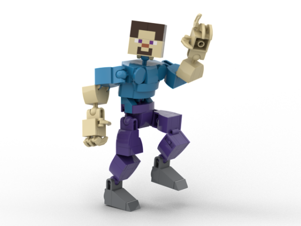 LEGO MOC Buff Steve by WafityYT | Rebrickable - Build with LEGO