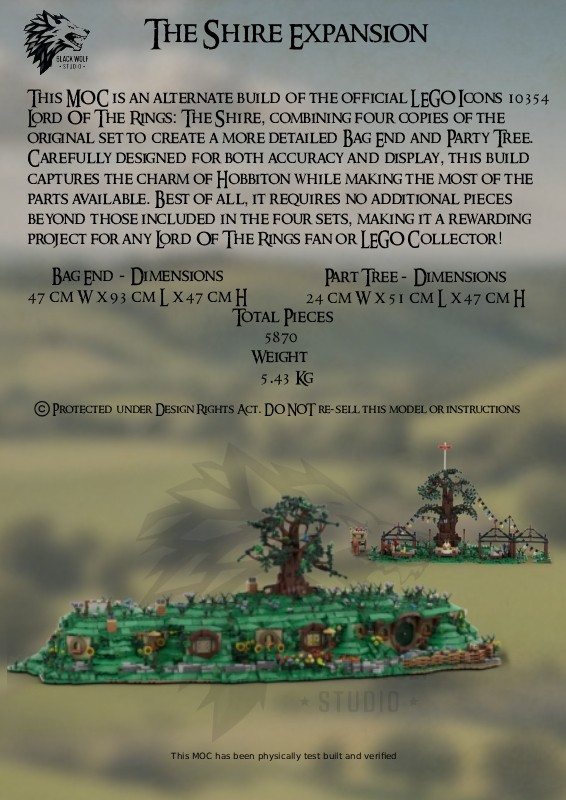 LEGO MOC-224290 The Shire Expansion by BlackWolfStudio | Rebrickable ...