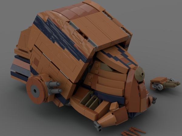 LEGO MOC-155625 CIS Super Tank by DanilGerg | Rebrickable - Build with LEGO
