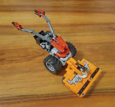 LEGO MOC-139505 Dual Vertical Mulcher for Single-Axle Tractor by
