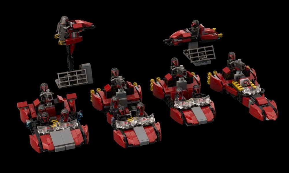 LEGO MOC-257293 Mandalorian STAP 75449 Alt built by a_miles ...