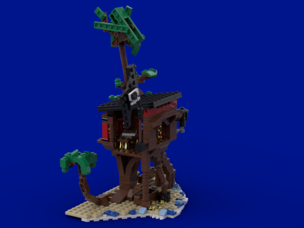 LEGO MOC treehouse on an island by Kai09galen | Rebrickable - Build ...