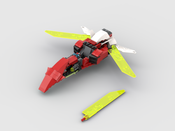 LEGO MOC Kai's Velocity Jet UCS by talentedartspro Rebrickable