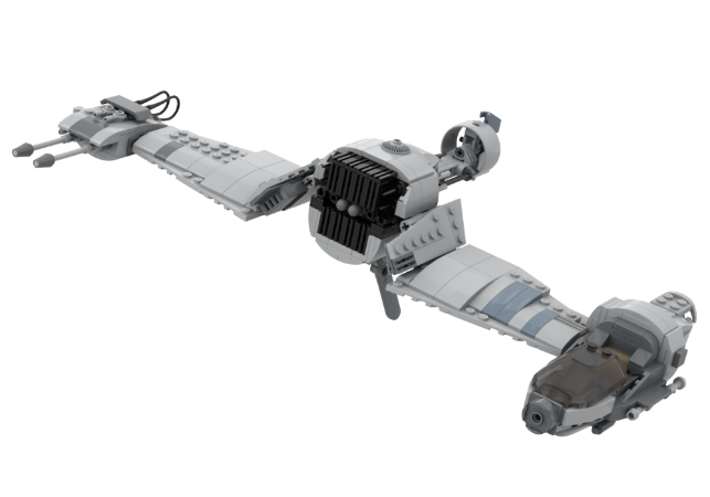 LEGO MOC V-4X-D Ski Speeder by OrchardBuilds | Rebrickable - Build with ...