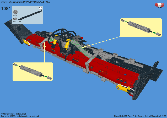 ミニカー PEE LEGO MOC-212282 PistenBully Polar 600 W by technicbasics
