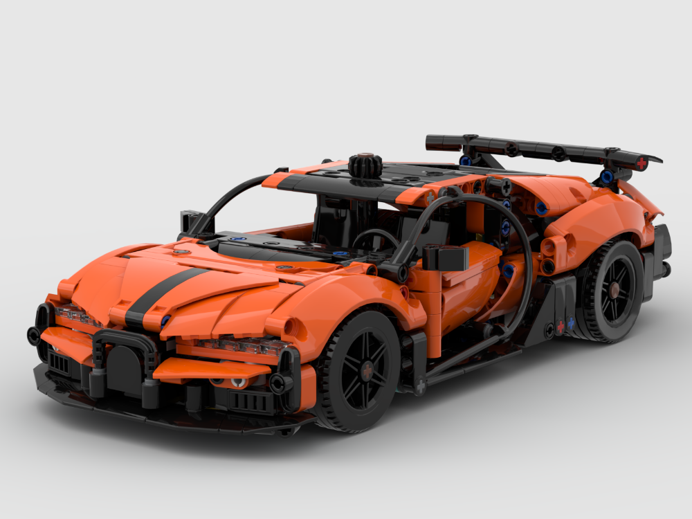 LEGO MOC-254977 42222 - Bugatti Chiron - Lower Rear Spoiler by ...