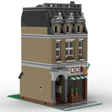 LEGO MOC MILS Street (32x32) Straight with two parking places by  Hannas.Beverly.Bricks
