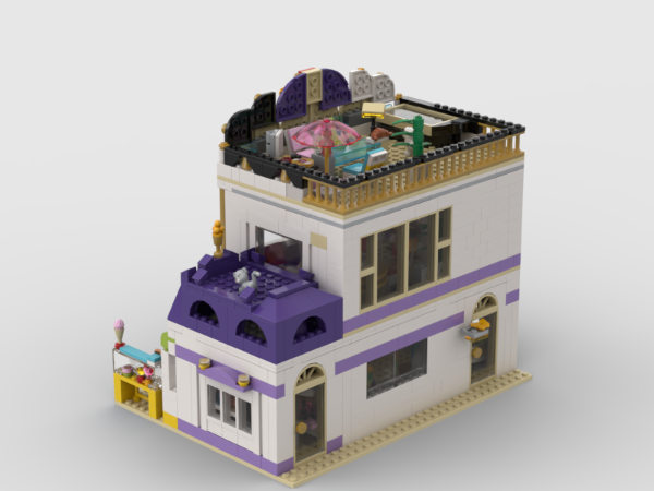 LEGO MOC Restaurant and Icecream parlor, Alternate build of Lego41101 ...