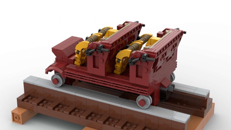 LEGO MOC ROLLERCOASTER - OUTLAW RUN - SILVER DOLLAR CITY by Coasters ...