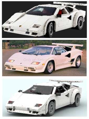 LEGO MOC Fixing the 10337 Countach by Brickmethis | Rebrickable