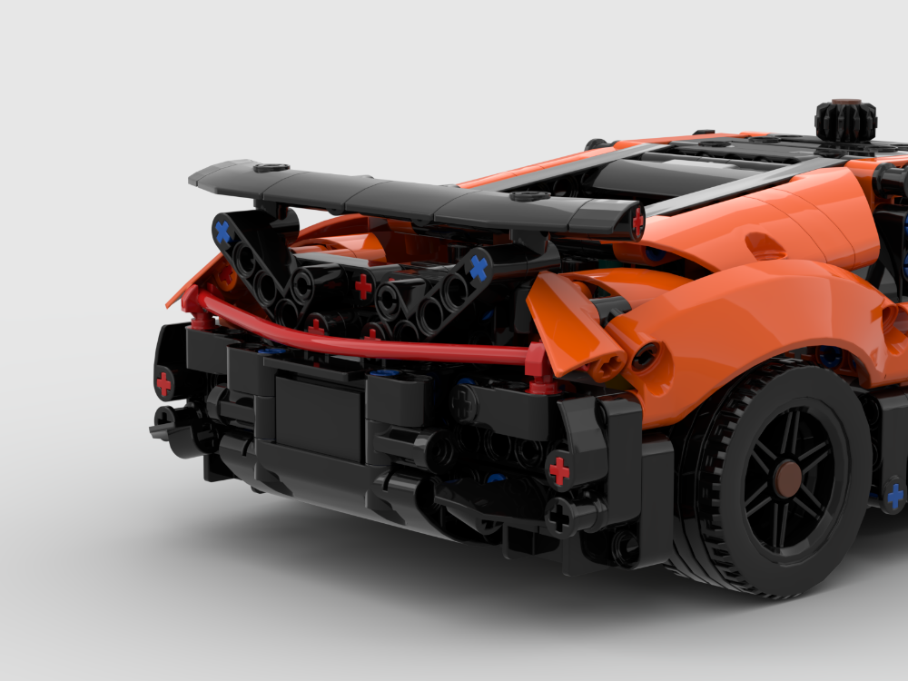 LEGO MOC-254977 42222 - Bugatti Chiron - Lower Rear Spoiler by ...