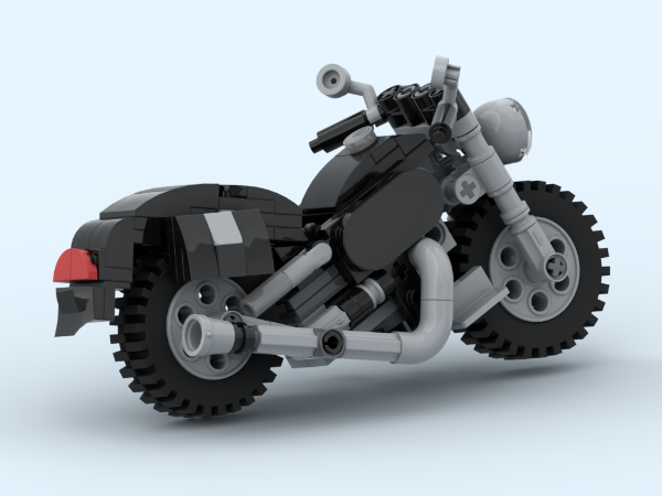 LEGO MOC Harley Davidson Fatboy - 31135 Modification by jameshigson0512