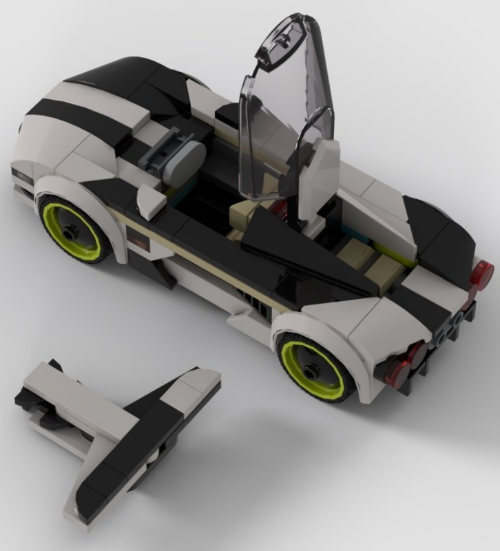 もこページ LEGO MOC-250624 60489 MOC (Jet & Sports Car) by CarNeyes
