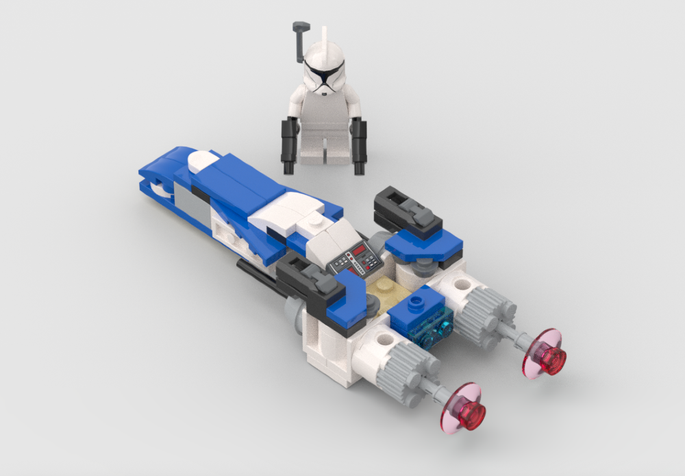 LEGO MOC-234434 Rex's Speeder (alt build of rex's Ywing micro) by ...