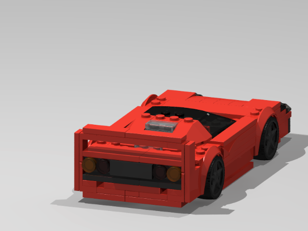 LEGO MOC Ferrari F40 by wonderbrickz | Rebrickable - Build with LEGO