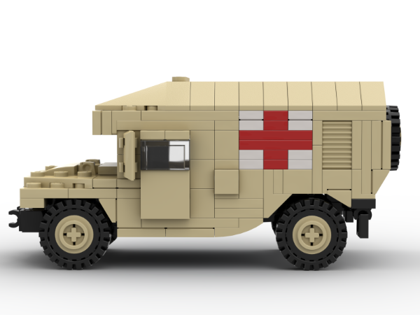 LEGO MOC Humvee Desert Tan Custom Military Building Instructions by  ModernBrix