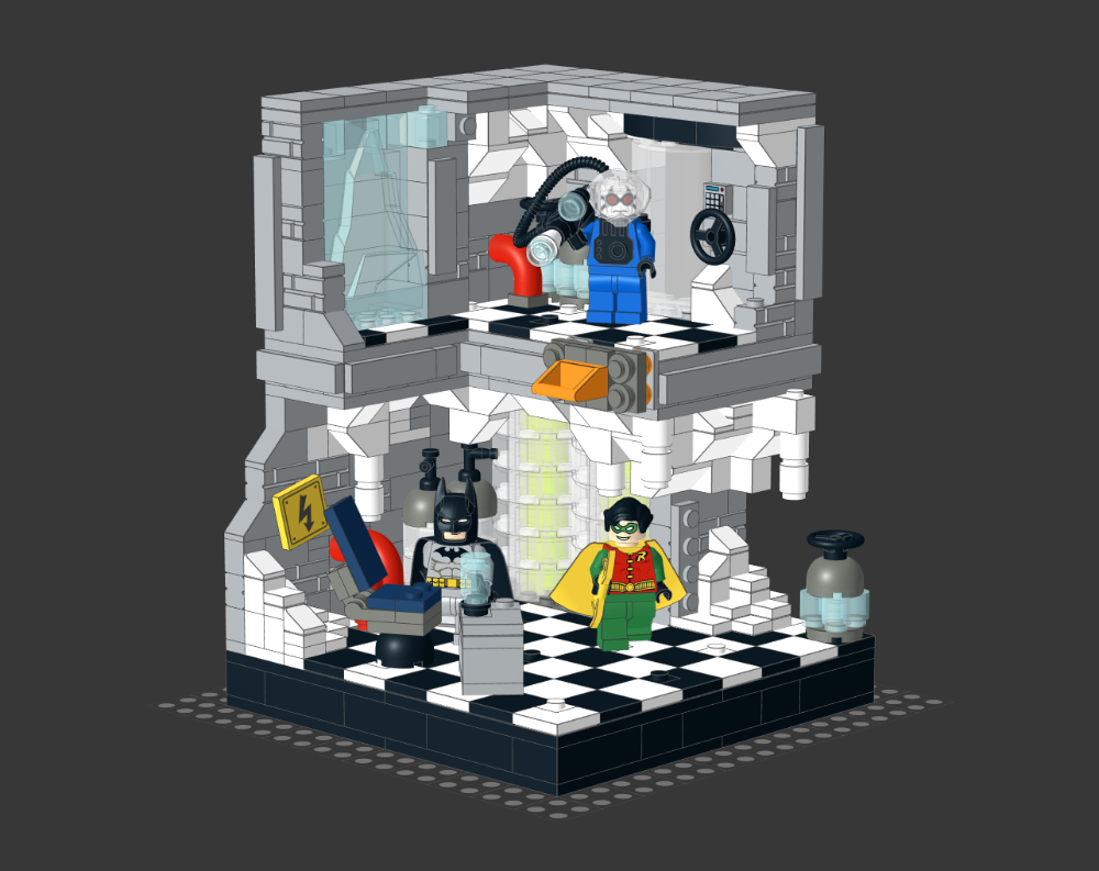 LEGO MOC-258408 Mr. Freeze Laboratory by Txizu | Rebrickable - Build ...