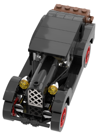 LEGO MOC-180941 Retro Automobile by Mirage_ | Rebrickable - Build with LEGO