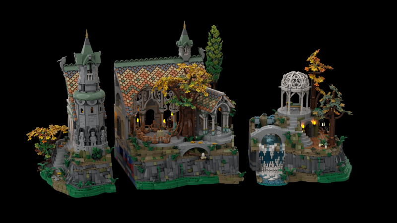 LEGO MOC-170070 Rivendell BASE UPGRADE (VERSION 02) by Metz ...