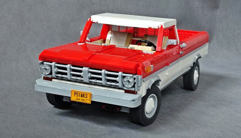 LEGO MOC Ford F100 1972 by syzygy87 | Rebrickable - Build with LEGO