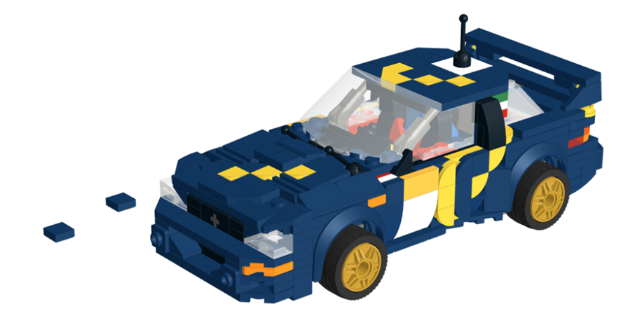 LEGO MOC-214785 Subaru Impreza'97 MONTECARLO Rally / Liatti's Impreza ...
